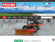 Tablet Screenshot of fissore.it