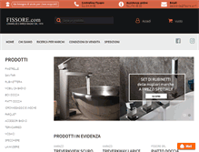 Tablet Screenshot of fissore.com